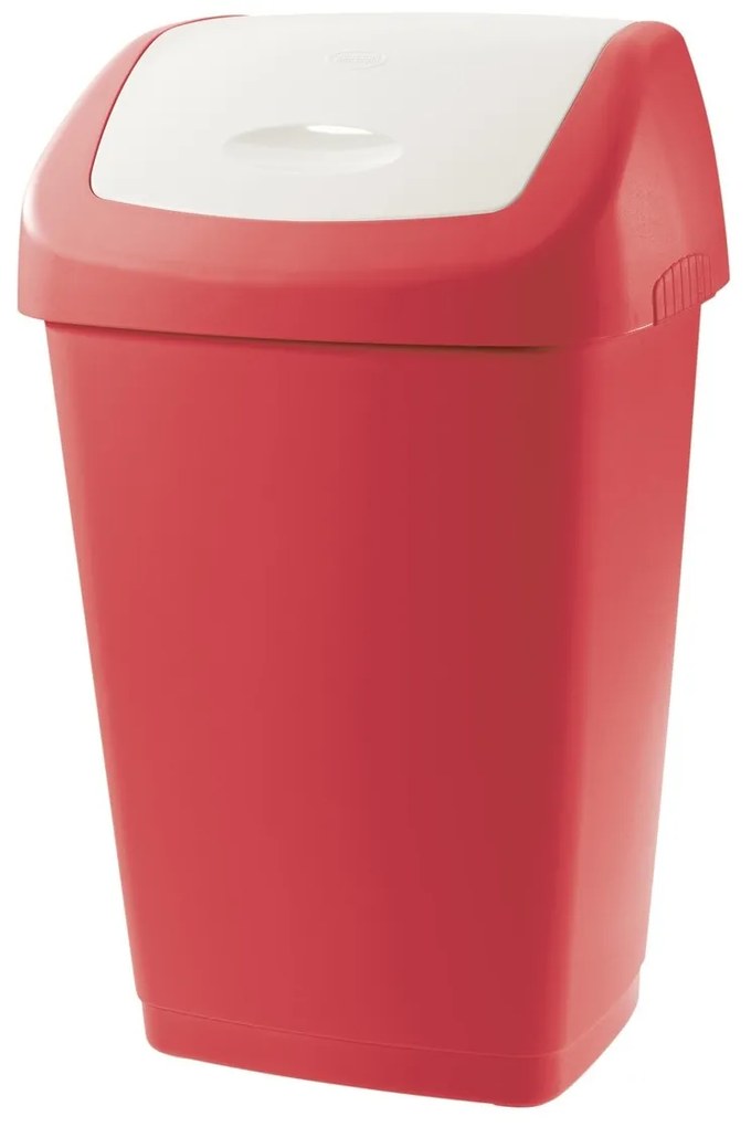 Tontarelli Coș de gunoi Aurora, 25 l, roșu