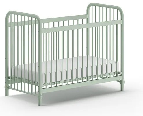 Pătuț Bebeluși BRONXX, Verde Olive, 60 x 120 cm (Metal) – BRONXX – Vipack