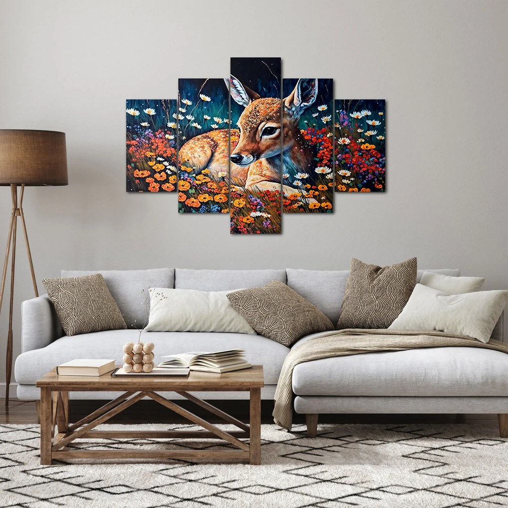 Tablou - Cerb pictat (150x105 cm)