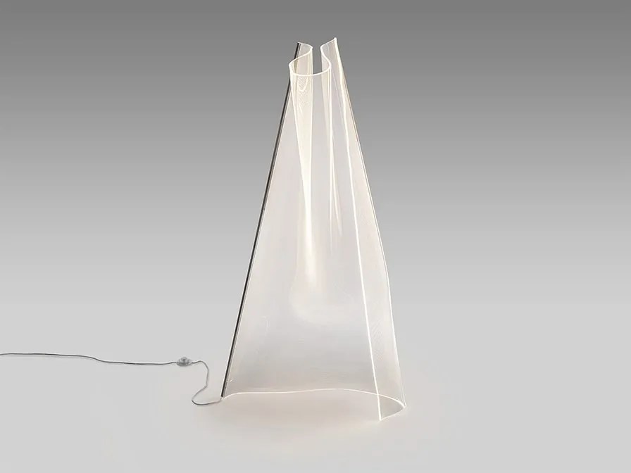 Lampadar LED design ultra-modern Velos crom