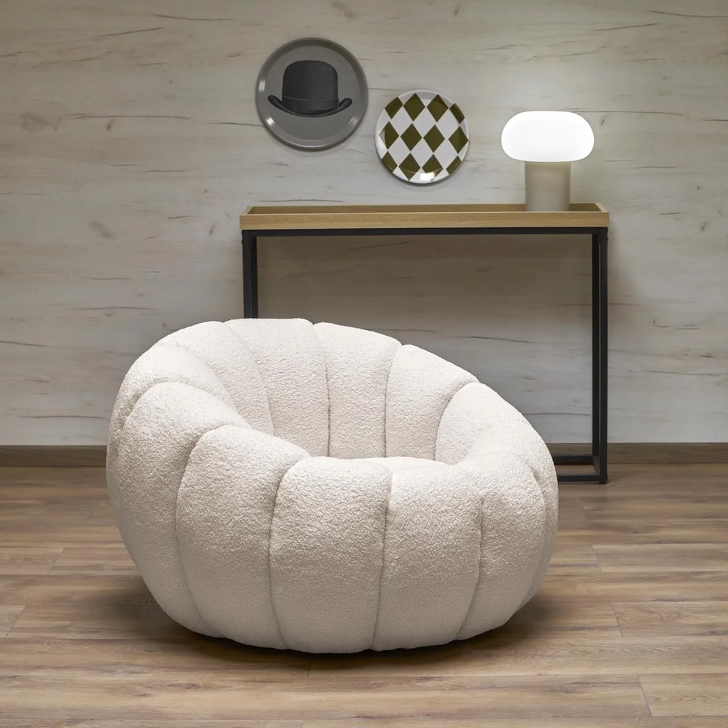 Fotoliu Gaspar crem H60 cm