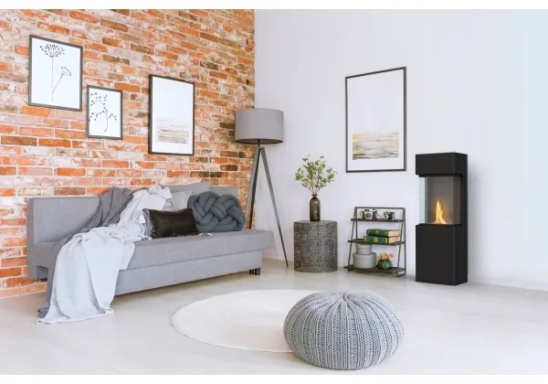 Șemineu BIO cu telecomandă Planika Arcticon BEV 126,2x40 cm 3,5kW