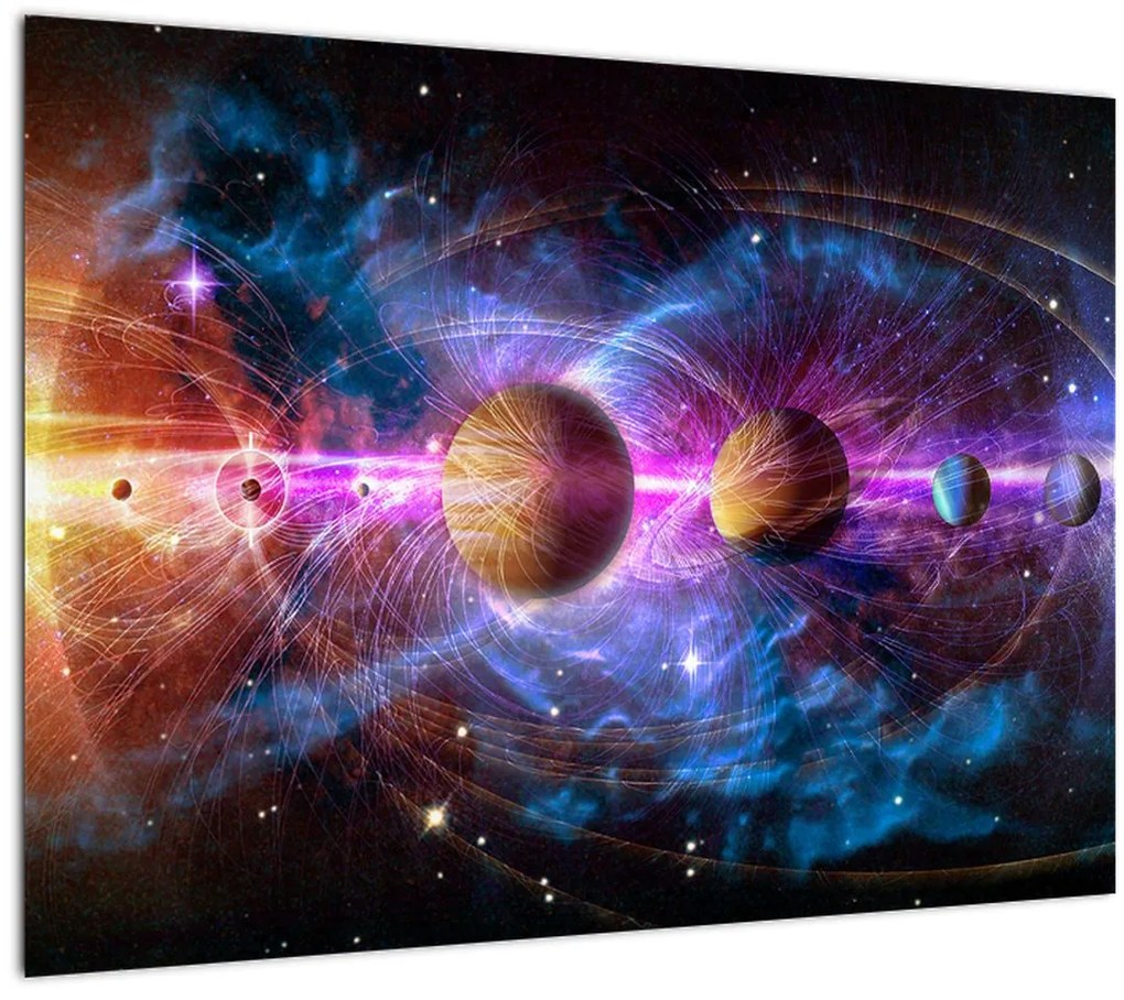 Tablou - Sistemul solar (70x50 cm)