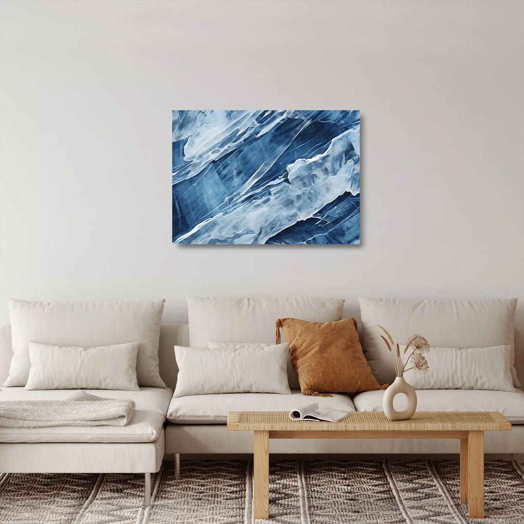 Tablou pe sticlă - Detaliu de pictură (70x50 cm)