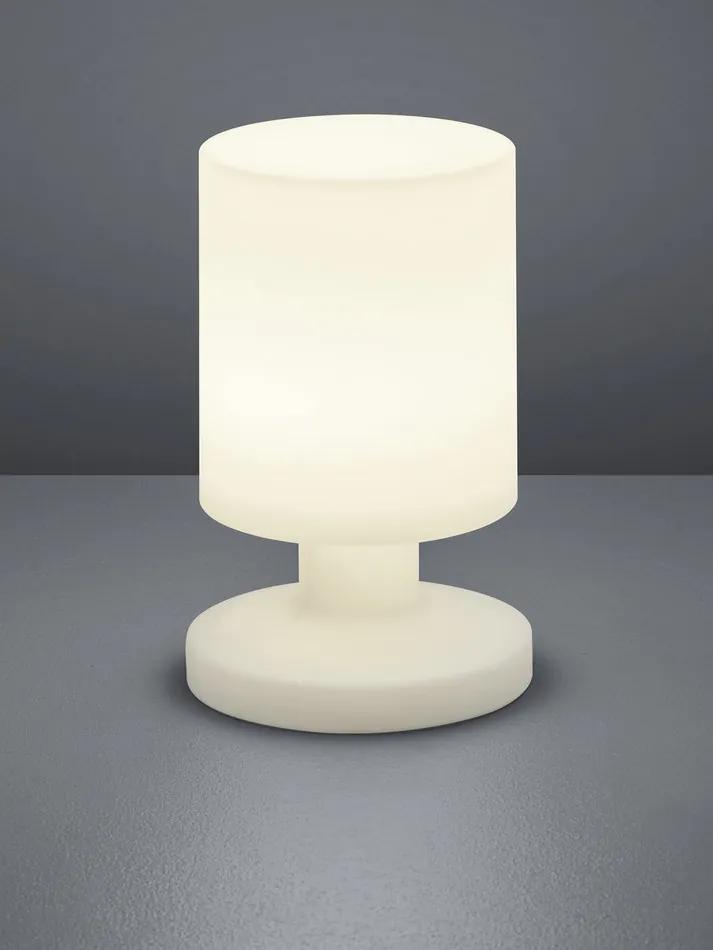 Trio LORA R57071101 Lampa de masa de noapte alb plastic incl. 1 x SMD, 1,5W, 3000K, 90Lm 90lm 3000K IP44 A+