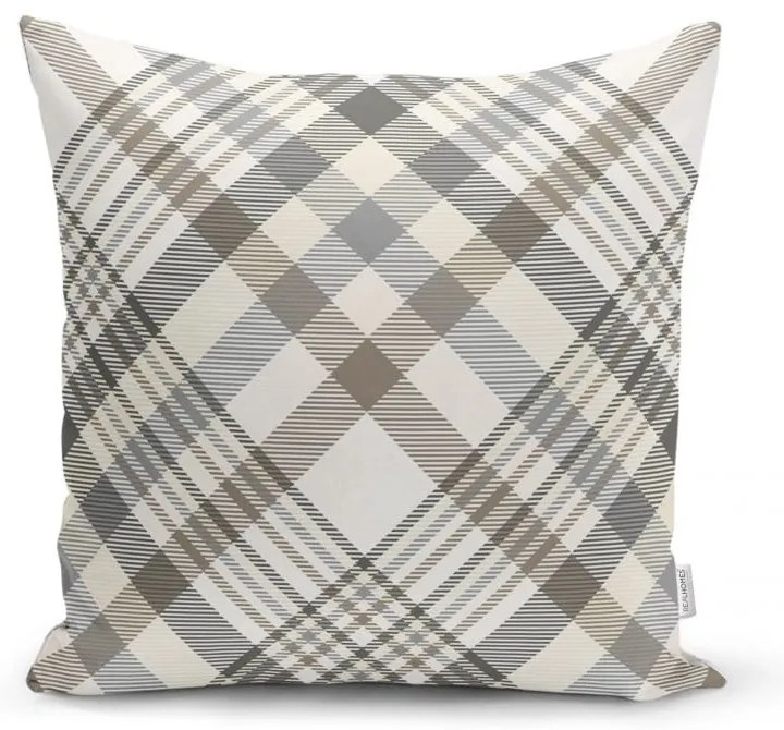 Set 4 fețe de pernă și un napron de masă cu model de Crăciun Minimalist Cushion Covers Holiday Season