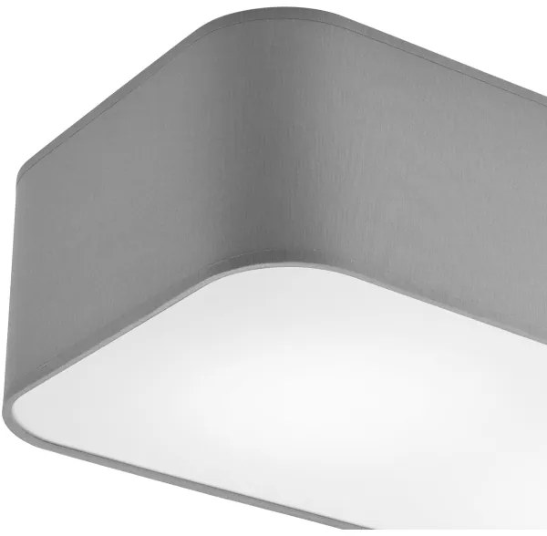 Plafonieră SIRJA SQUARE 2xE27/15W/230V gri