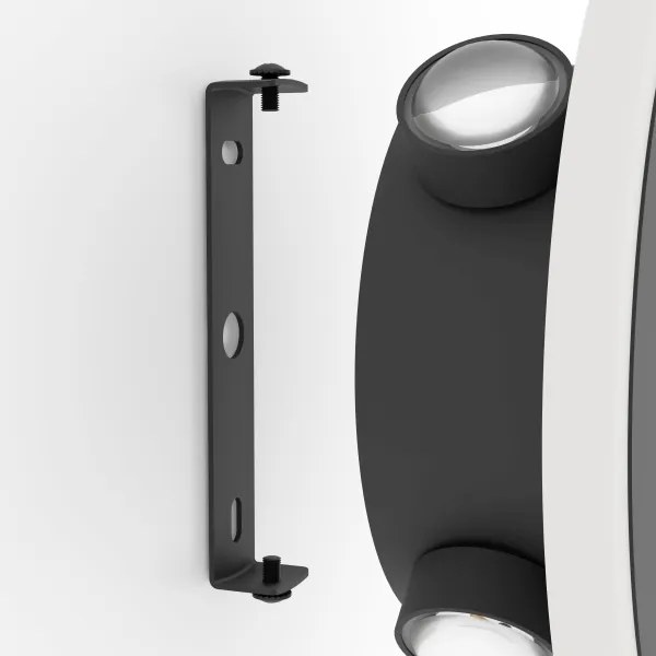 Aplică LED Eglo 901585 TALAMELLO LED/12W/230V 3000K d. 17 cm negru