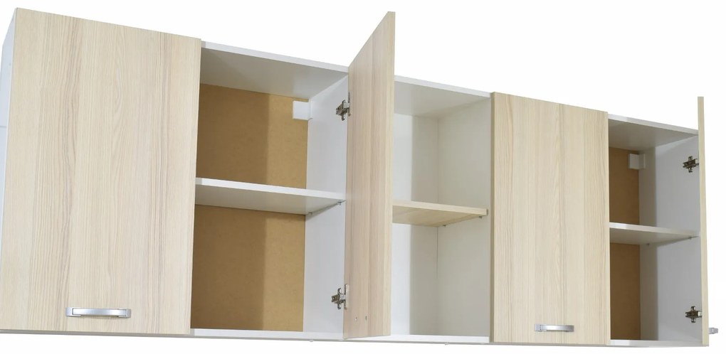 Set Bucatarie Nisa, Ulm Deschis/Alb, L 200 cm