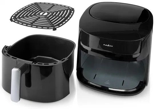 Friteuză cu aer cald 7,2 l 1800W/230V/240 min Nedis KAAF170BK