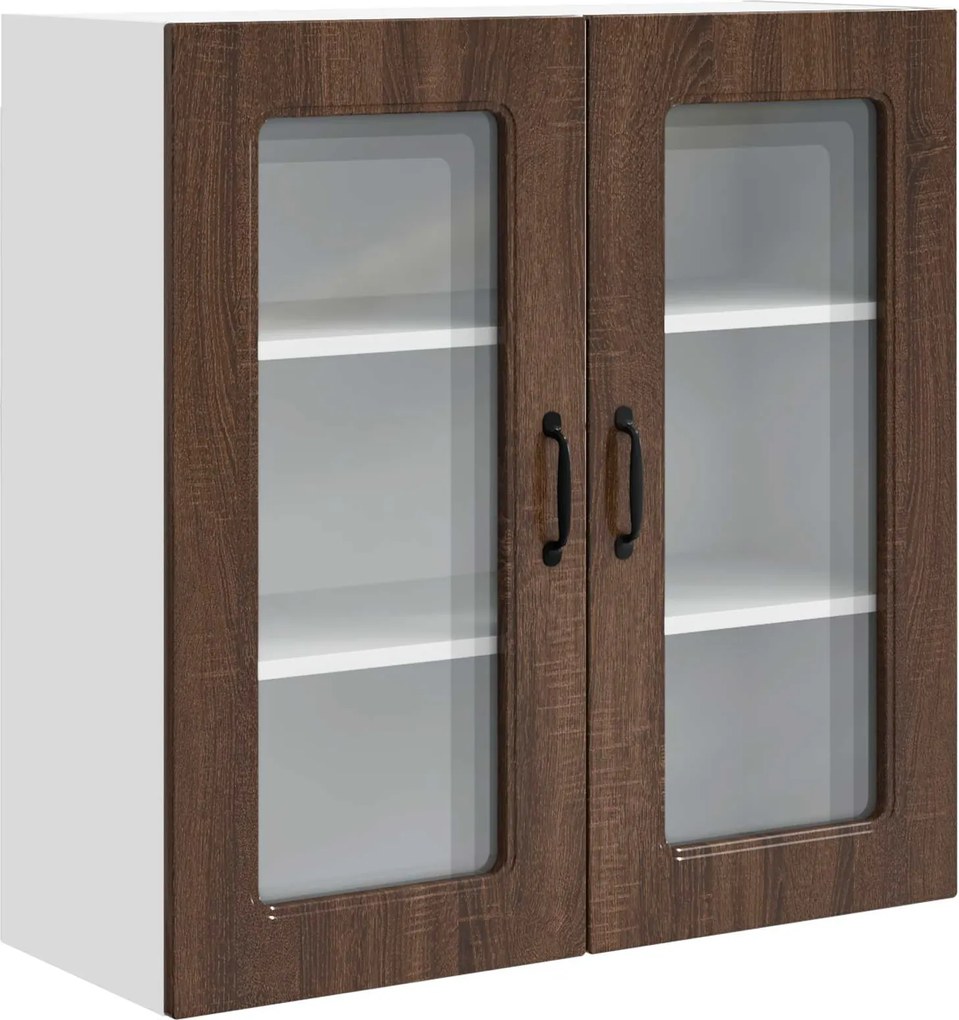 vidaXL Dulap de bucătărie Kalmar Stejar închis 80 x 31 x 80 cm