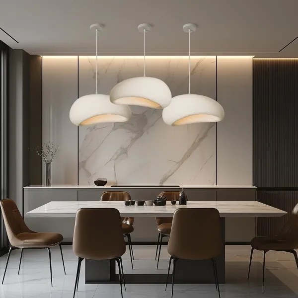 BRILAGI - Lustră suspendată pe cablu WABI SABI 1xE27/60W/230V Ø 50 cm albă