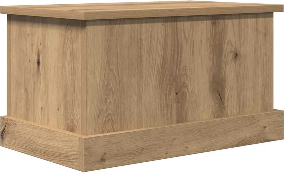 vidaXL Cutie depozitare, stejar artizanal, 30x50x28 cm, lemn prelucrat