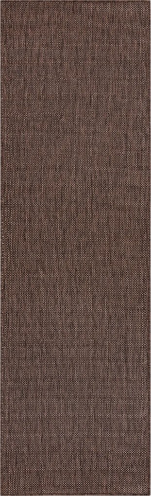 Covor, traversa SISAL SION A5165A Melanj țesute plate maro