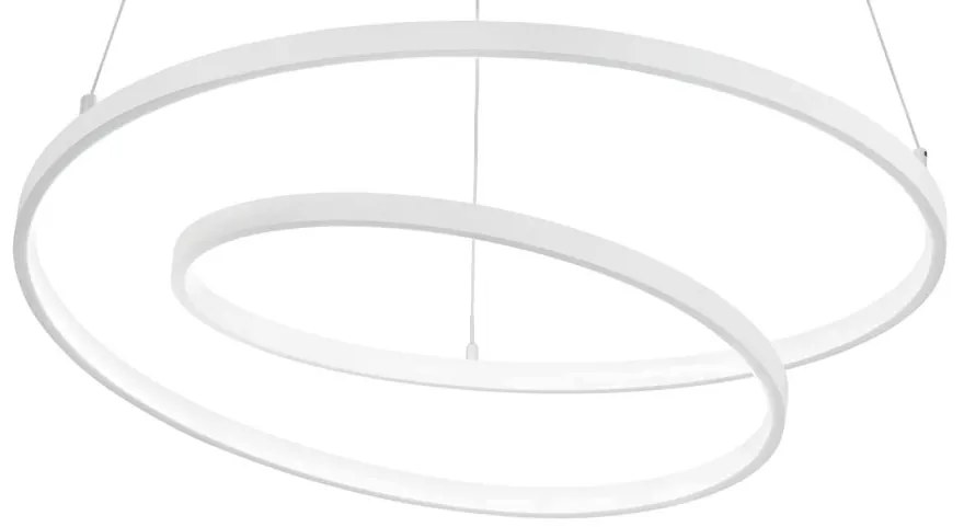 Lustra LED suspendata design circular Oz sp d80 on-off 2700k alba