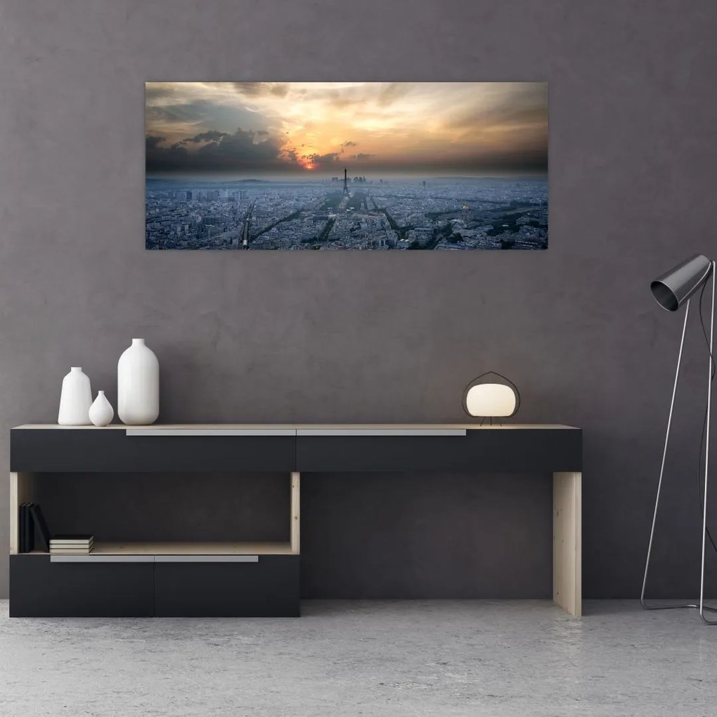Tabloul - Paris din înâlțime (120x50 cm)