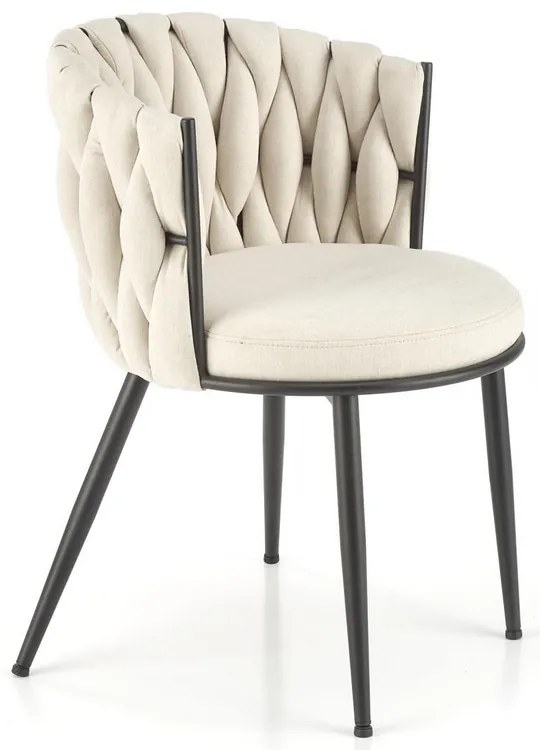 Scaun de bucaterie Noemi, crem
