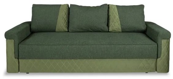 Canapea Extensibila Torino Lift Cu Lada Depozitare, Verde, 233 x 72 x 92 Cm