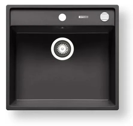 Chiuvetă de bucătărie Pyramis 70168301CAMEA 50x53 cm granit/negru