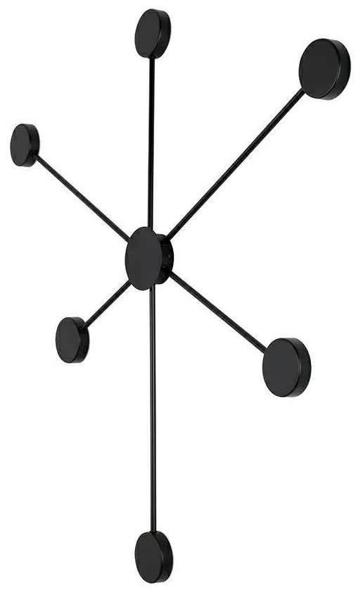 Aplica de perete LED design ambiental SHADOW M negru