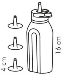 Sticlă de dozare Tescoma PRESTO 250 ml, 4duze