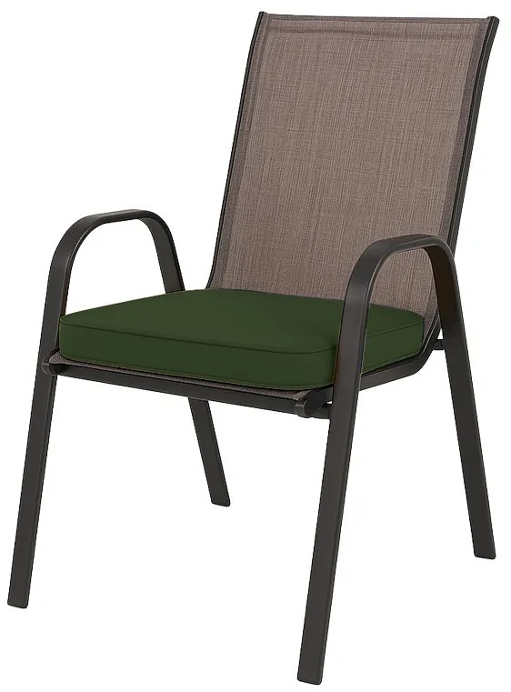 Perna de scaun pentru exterior VIREON 44x45 cm, verde masliniu