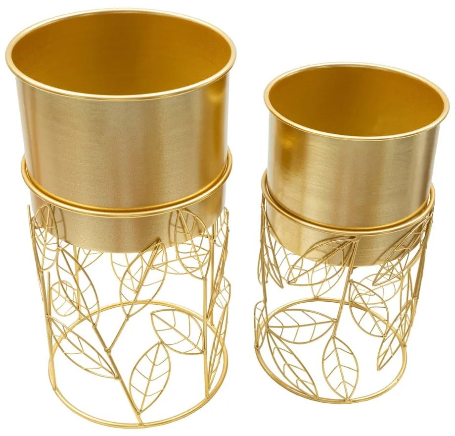 Ghivece decorative 2 buc. din metal ø 23 cm Livi – Mauro Ferretti