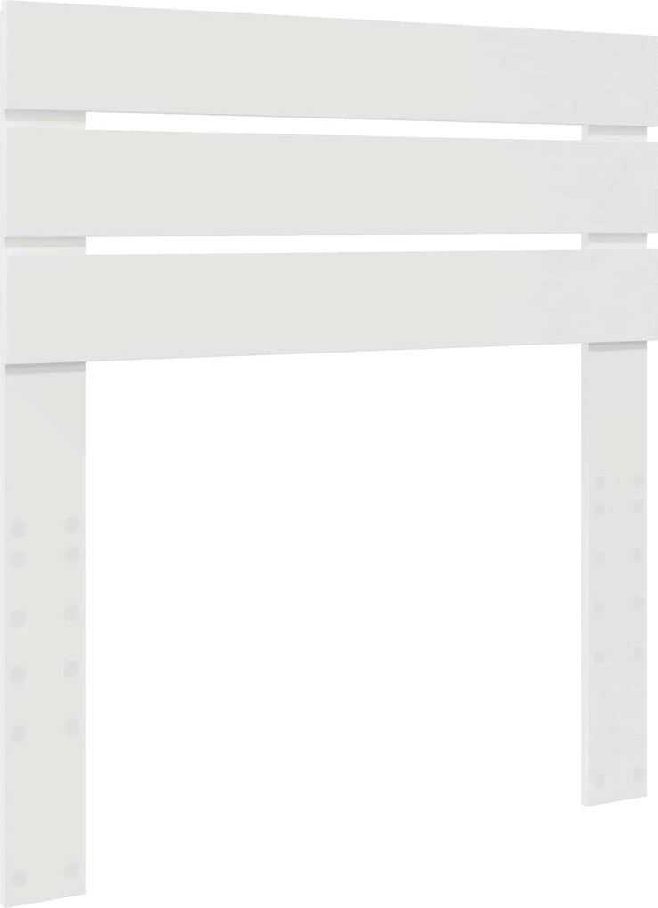 vidaXL Tăblie cap Alb 80 cm Lemn compozit