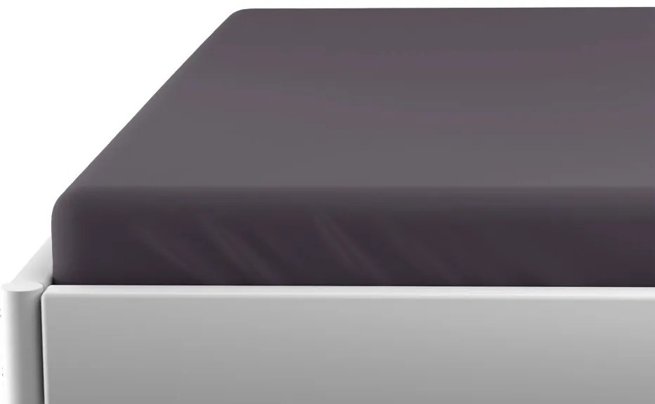 Cearceaf jersey pentru patut copiii EXCLUSIVE 60x120 cm antracit