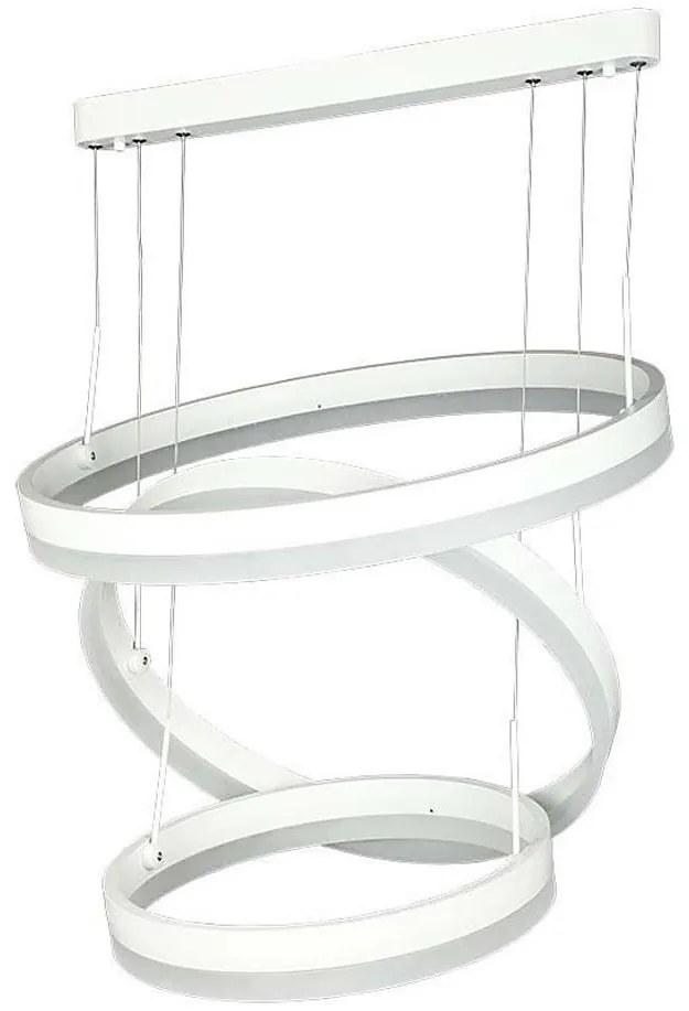 Lustră LED dimabilă pe cablu LED/86W/230V 3000K alb