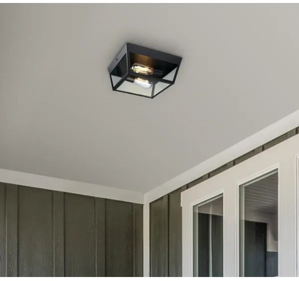 Plafonieră de exterior Westinghouse 61219 PETERSON 2xE27/40W/230V IP44