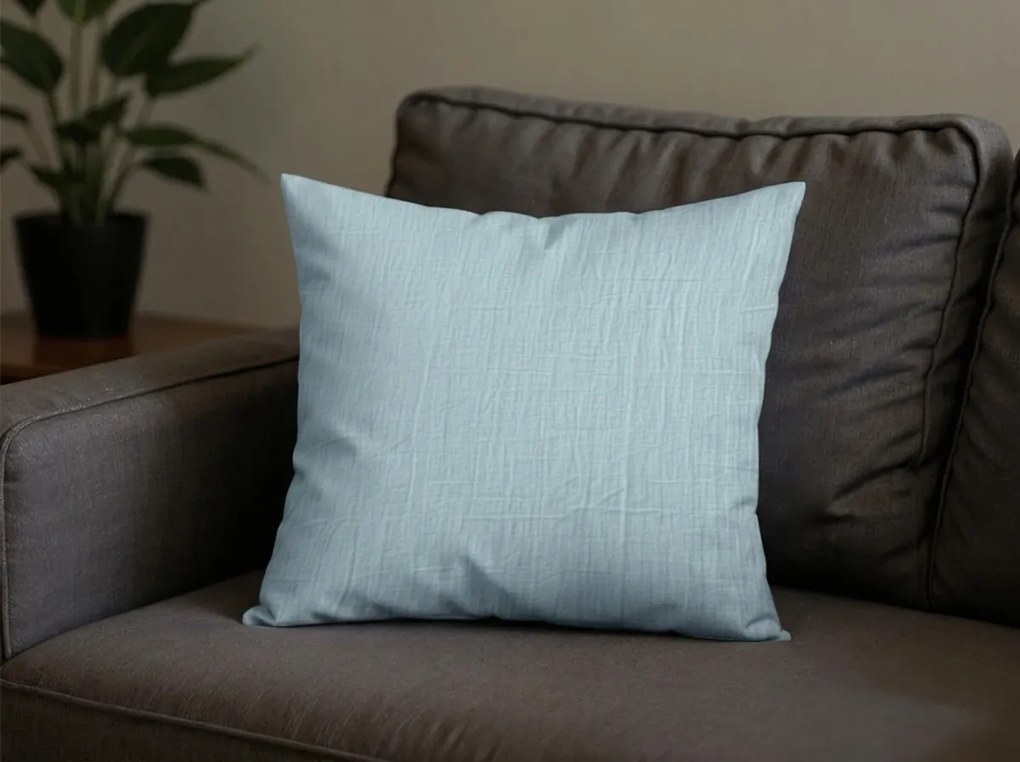 Husa de perna muselin MUSSARI 45x45 cm, albastru deschis