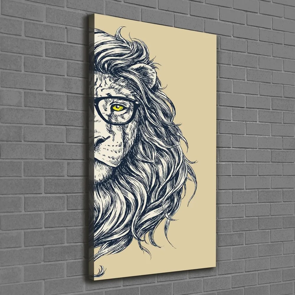 Print pe canvas Hipsterski leu