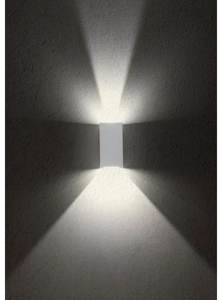 Redo 90552 - Aplica LED de exterior VARY 2xLED/10W/230V 3000K IP54 albă