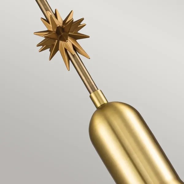 Lustră pe cablu Elstead ETOILE-P-S-AB ETOILE 1xE27/60W/230V d. 13,3 cm auriu