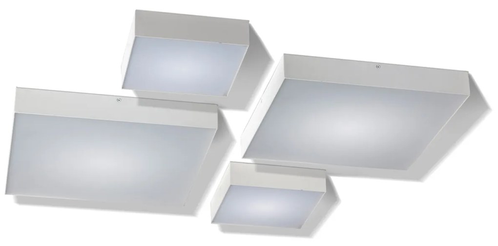 Plafoniera LED design slim MONZA S 22 4000K alba