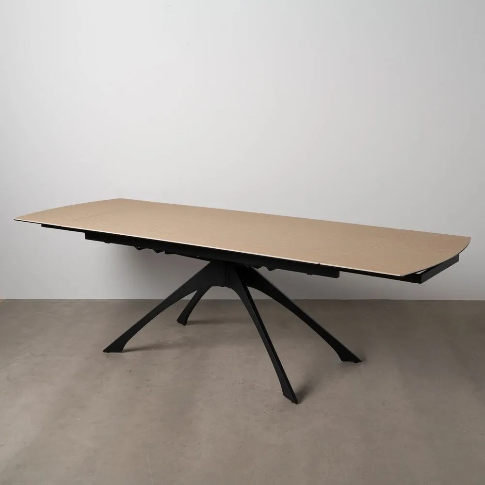 Masă de dining extensibilă cu blat suplimentar 90x180 cm Rocía – Ixia