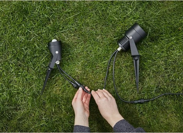 Markslöjd 106940 - Senzor de mișcare și de amurg pentru exterior PIR GARDEN24 IP44 negru