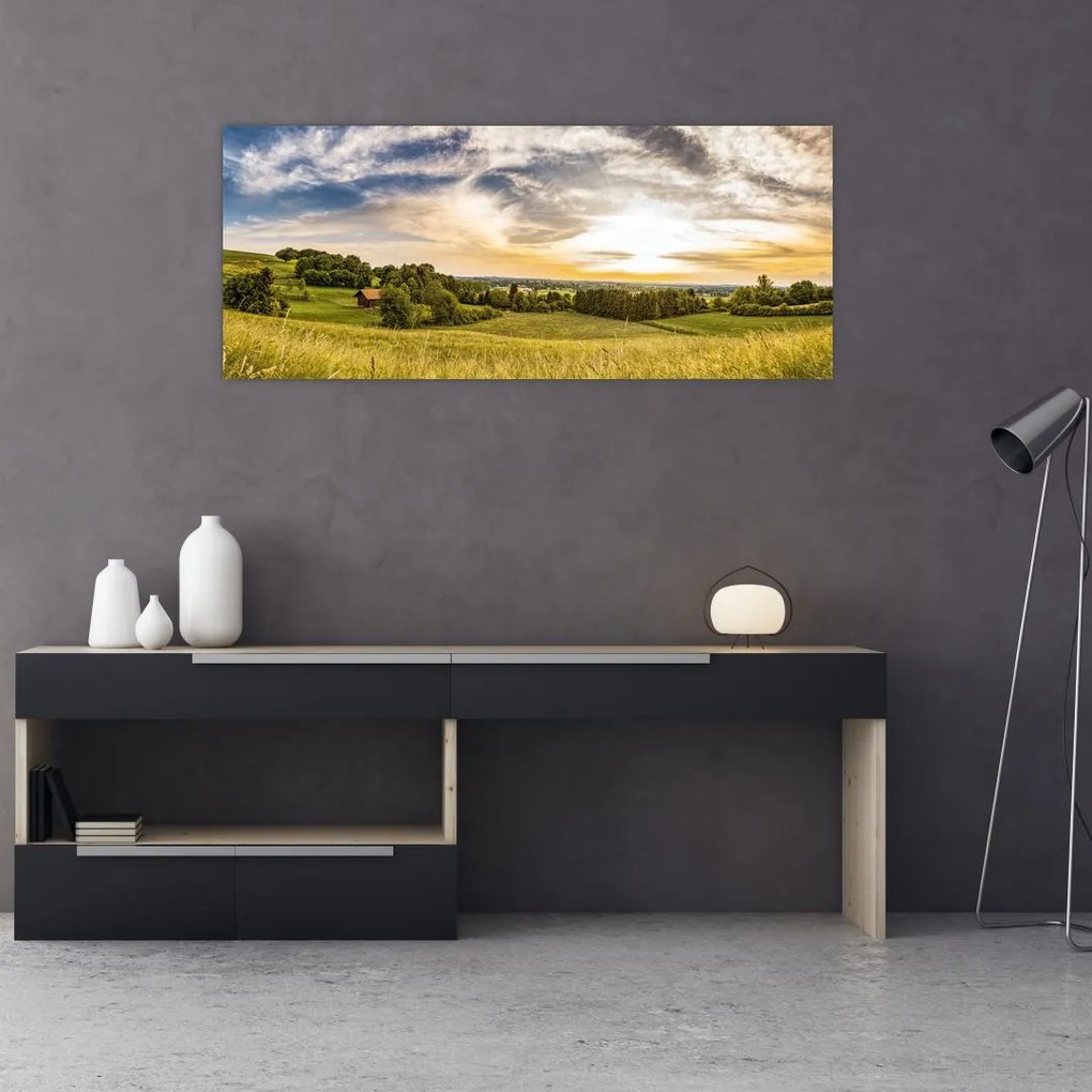 Tablou cu peisaj (120x50 cm), în 40 de alte dimensiuni noi