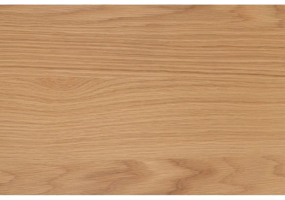 Masă de dining rotundă extensibilă cu aspect de lemn de stejar cu blat suplimentar ø 115 cm Montreux – Actona