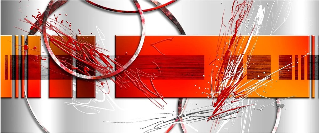 Tablou abstract (120x50 cm)