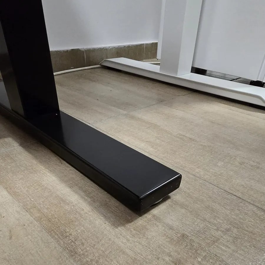 Birou reglabil pe inaltime TerrA9 Performance WHITE- 2 motoare marca Timotion + aplicatie bluetooth, CADRU ALB (Dimensiune blat: 120x60cm, Culoare