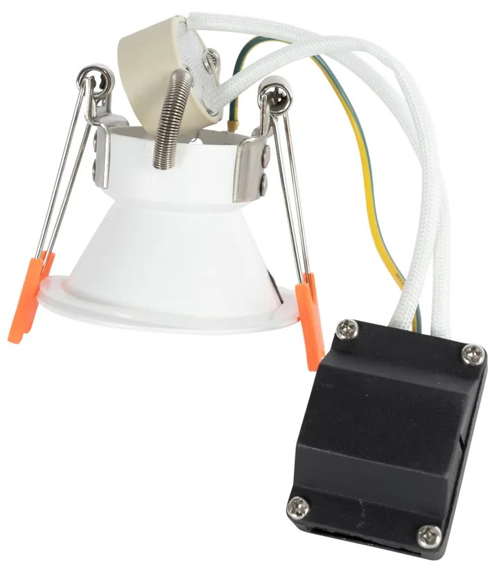 Set de 6 spoturi incastrate albe GU10 35mm IP44 - Dept