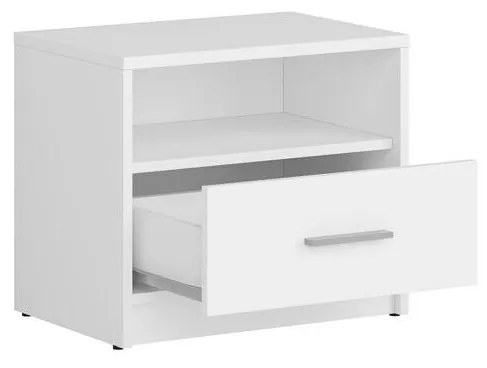 Noptieră Nepo Plus 3 (alb) . 1098271
