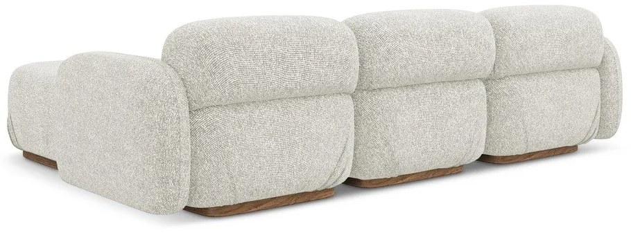 Colțar modular crem (cu colț variabil) Ailani – Makamii