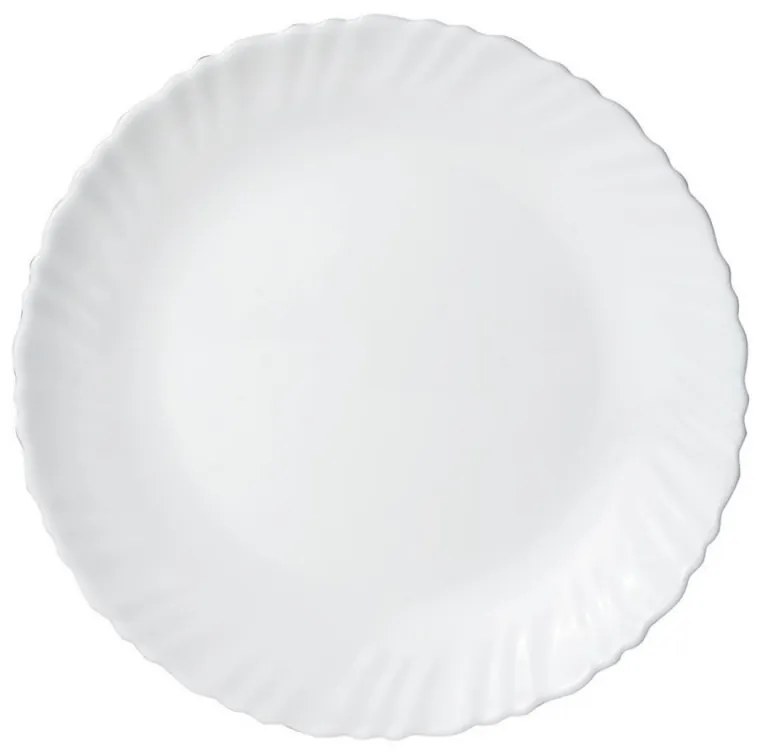Set farfurii Kinghoff KH 1875, 18 piese, 6 persoane, Portelan, Alb