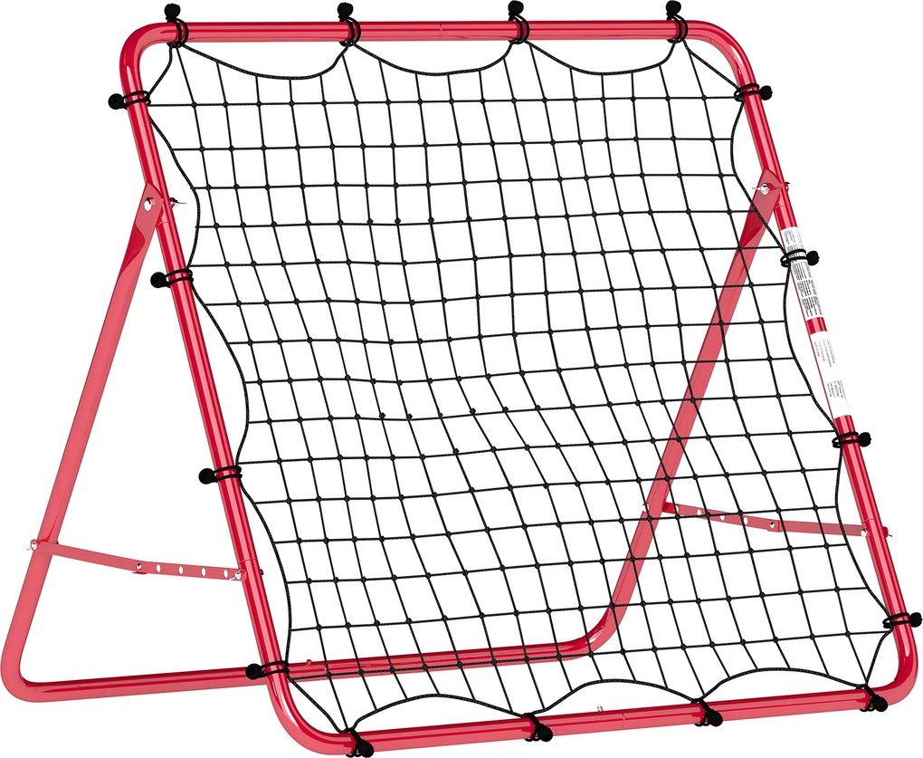 SPORTNOW Plasă Rebounder pentru Fotbal, Ușor de Montat, cu 5 Unghiuri Ajustabile, Echipament Portabil pentru Antrenament și Practică de Fotbal, Baseball și Softball în Grădină sau în Parc | Aosom Romania
