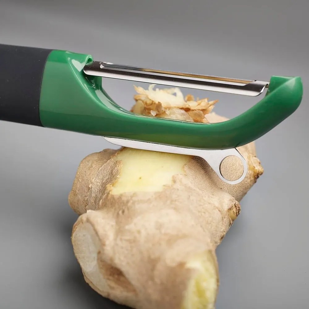 Cuțit pentru răzuit legume Joseph Joseph Multi-peel, verde gri