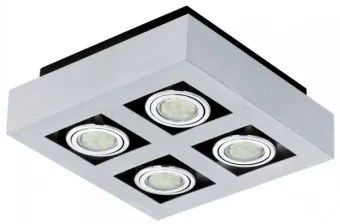 Plafoniera moderna 4 becuri GU10 LOKE 1 91355 Eglo