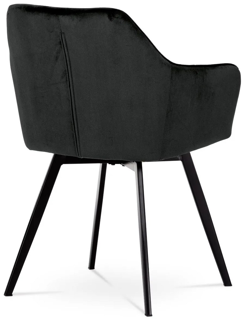 Set de scaune de sufragerie DCH-425 BK4, 2 buc.
